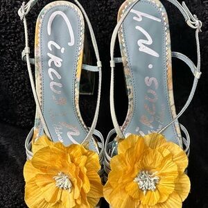 Circus by Sam Edelman Yellow Floral Sandals